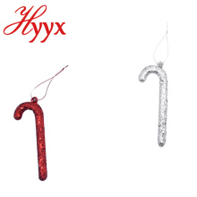 HYYX Cheap New Year Christmas tree decoration 2018 hanging crutches christmas ornament decorative santa Supplies